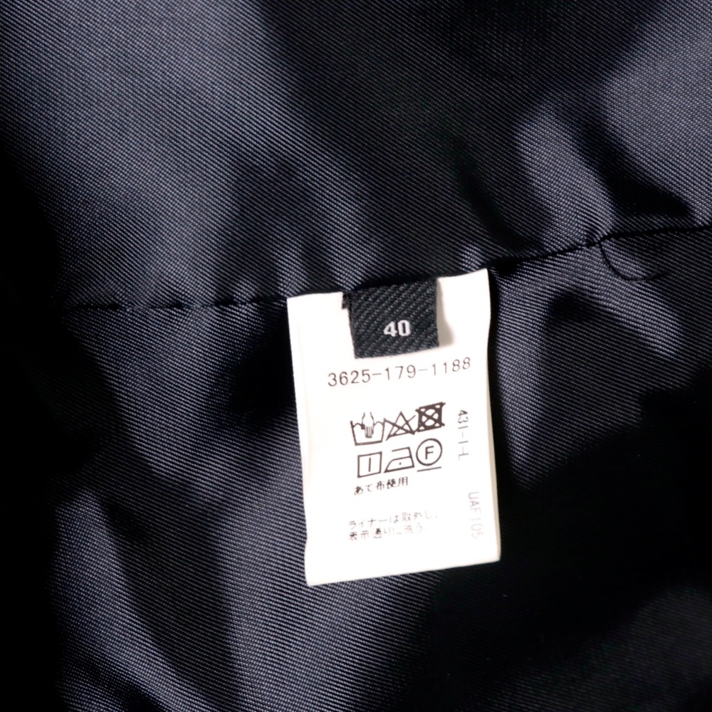 United Arrows Green Label Relaxing Japanese Utility Sherpa Parka Jacket Womens M - Picture 6 of 11